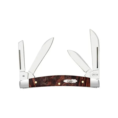 POCKET KNIFE SMALL CONGRESS - BROWN MAPLE BURL WOOD