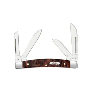 POCKET KNIFE SMALL CONGRESS - BROWN MAPLE BURL WOOD
