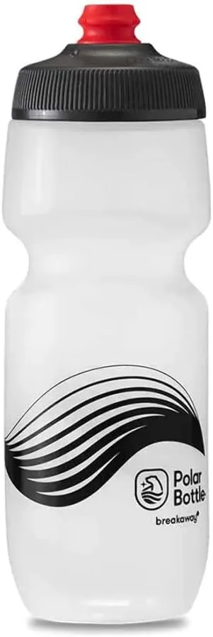 Polar Bottle Breakaway Single Wall by HydraPak (20oz, 24oz, 30oz) - BPA-Free, Cycling & Sports Squeeze Bottle