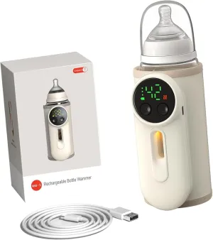 Portable Baby Bottle Warmer Bag Sleeve for Travel Fast Heating and Long Time Warming with Precise