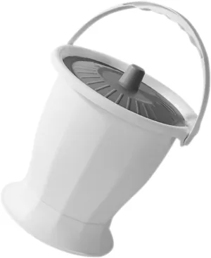 Portable Camping Toilet Travel Urinal for Adults Compact Lightweight Plastic Chamber Pot for Men Women