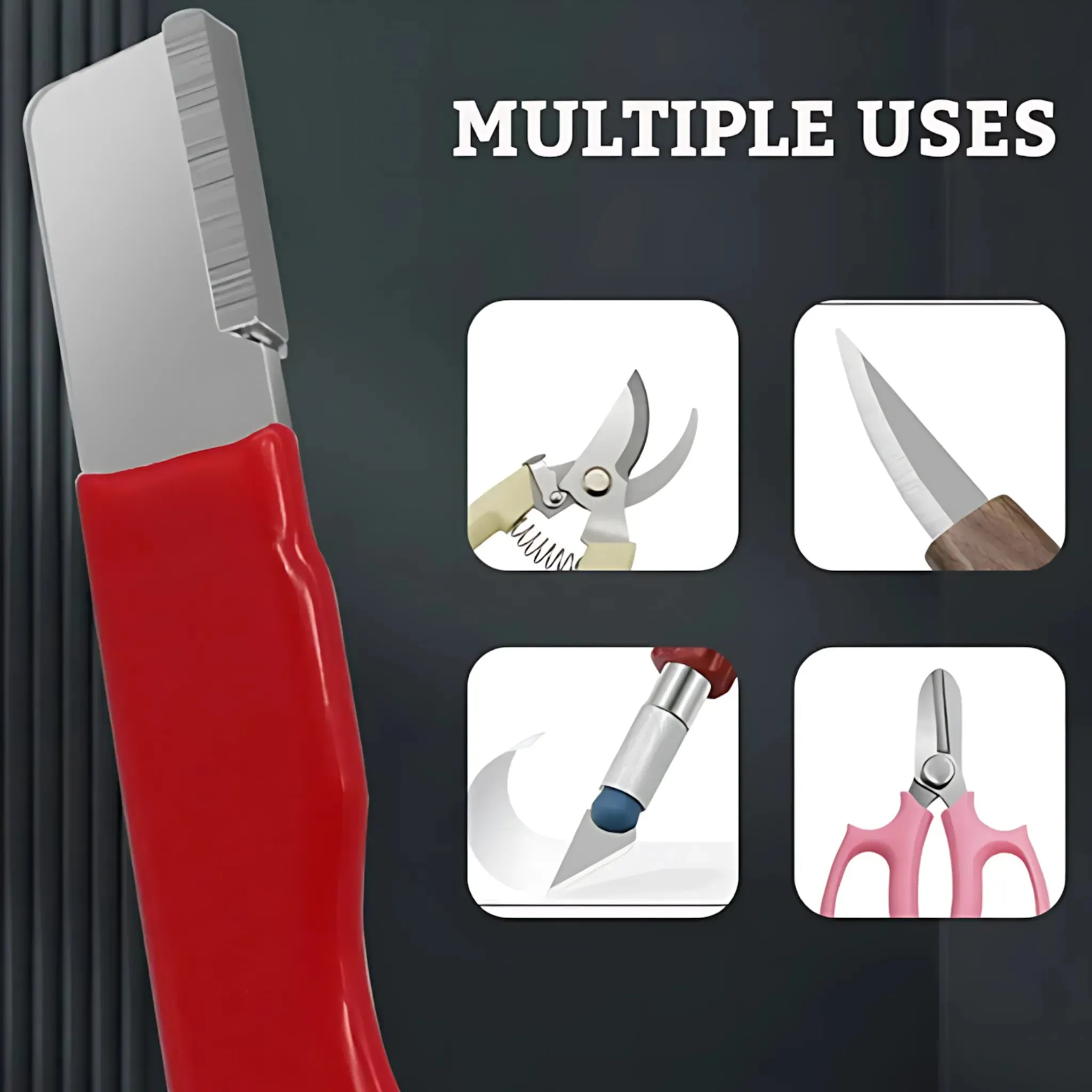 Portable Metal Knife Sharpener – Compact, Efficient Pruning Tool