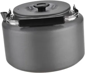 Portable Outdoor Tea Kettle with Insulated Handle Compact Camping Water Pot Durable and Lightweight Design for Easy Boiling and Pouring for Travel and Home Use