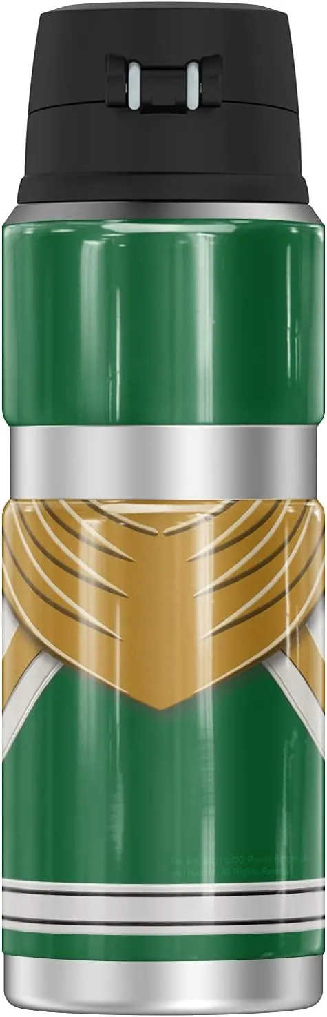 Power Rangers Green Ranger THERMOS STAINLESS KING Stainless Steel Drink Bottle, Vacuum insulated & Double Wall, 24oz
