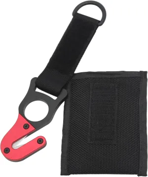 Premium Aluminum Safety Line Cutter – Compact Blade with Interchangeable Ceramic Blades & Durable Nylon Sheath