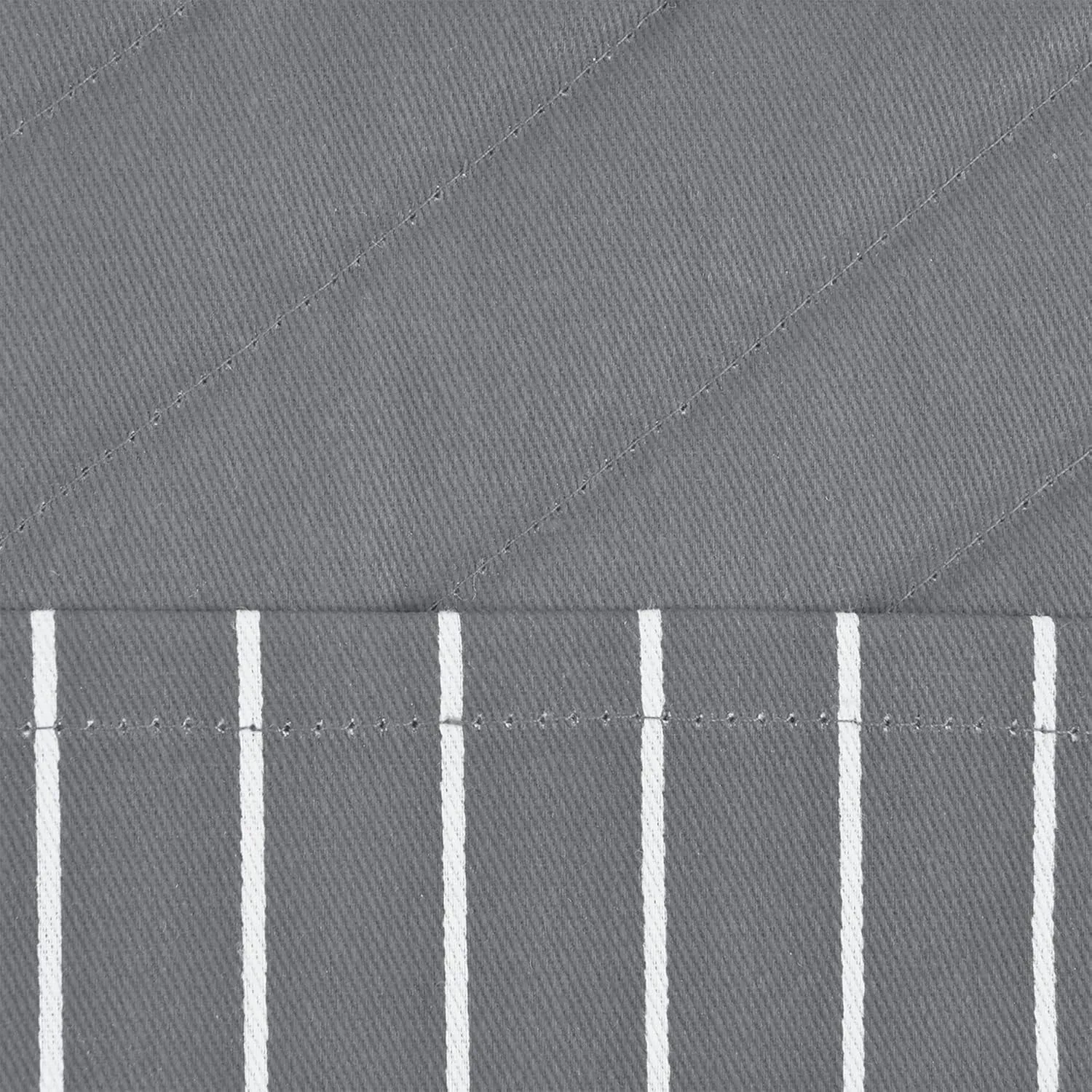 Professional and Commercial Grade, Chef Stripe Kitchen, Potholders, Gray