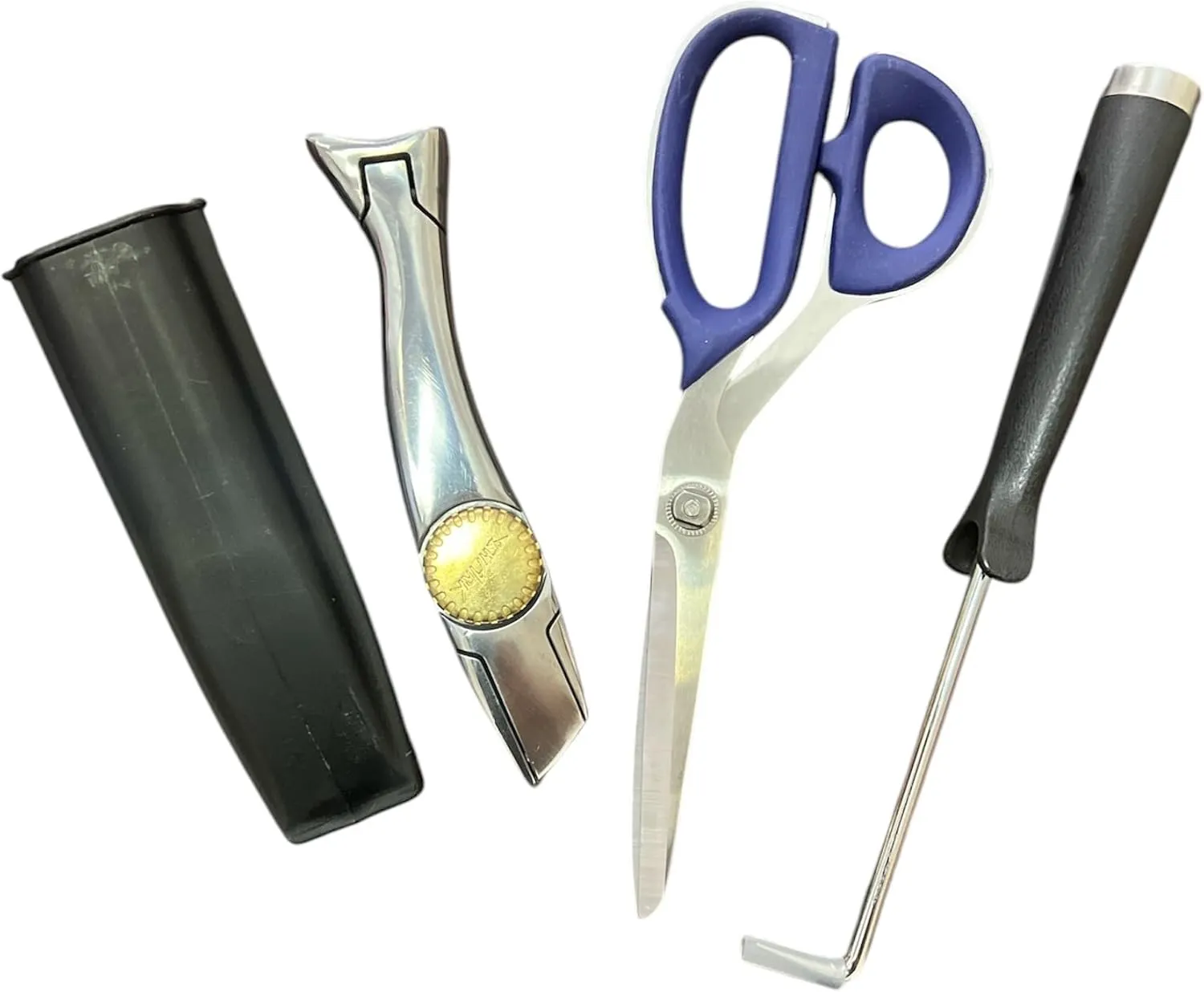Professional Roofing Tool Set, 3-Piece Combo with Scissors, Utility Knife and Seam Tester