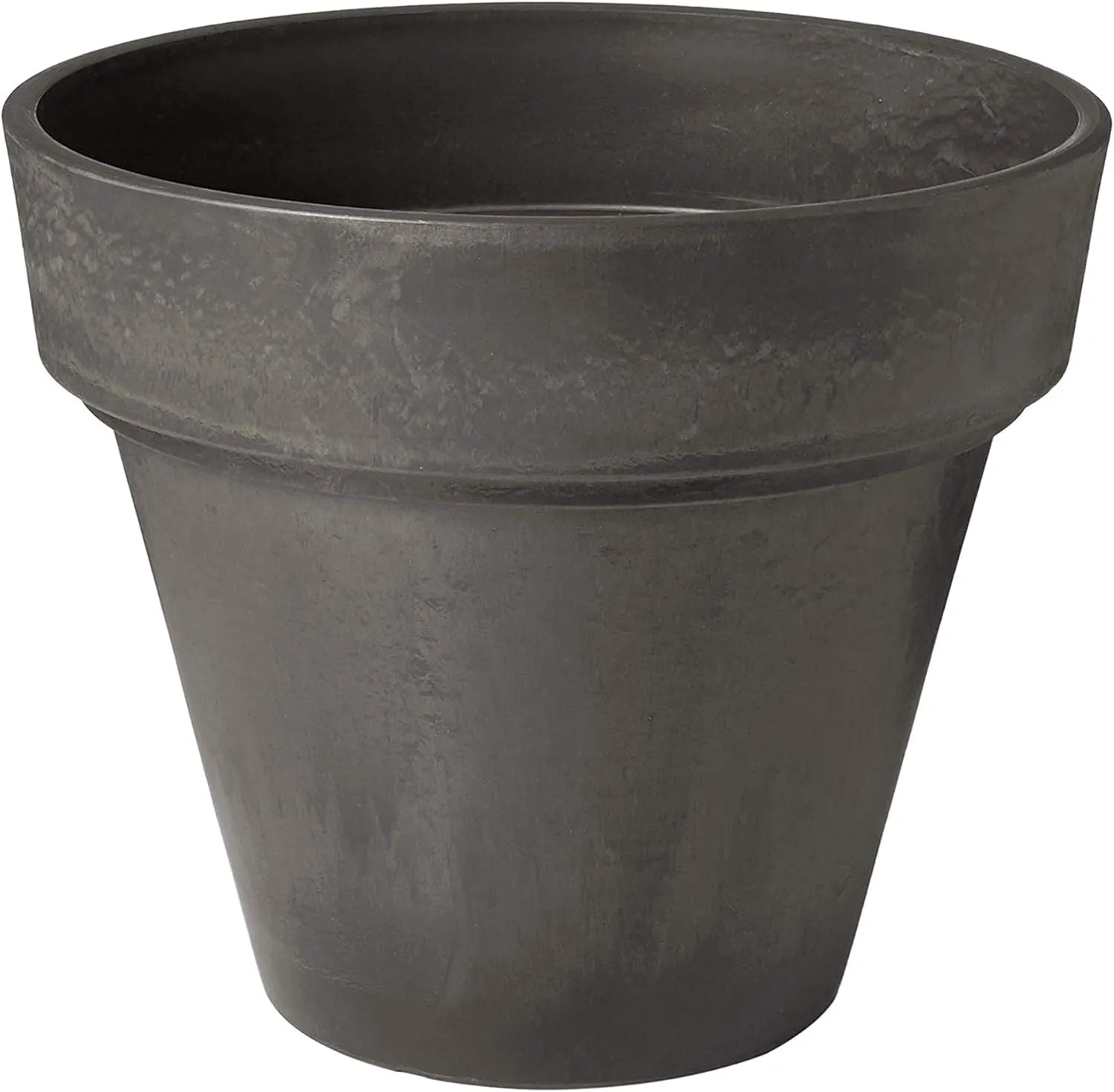 PSW Arcadia Garden Products OT41DC Traditional Pot, 16 by 13.5-Inch, Dark Charcoal