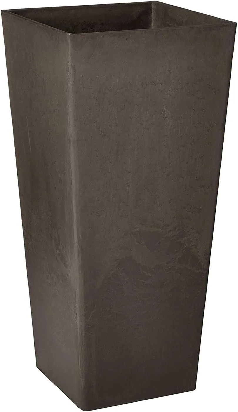PSW FS32DC Contempo Tall Square Planter, 13 by 13 by 28-Inch