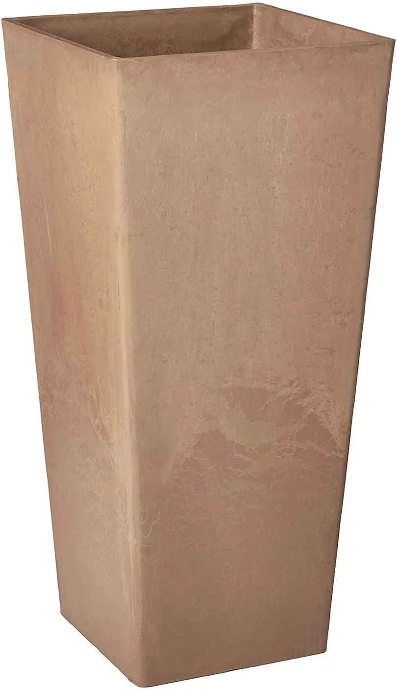 PSW FS32TP Contempo Tall Square Planter, 13 by 13 by 28-Inch