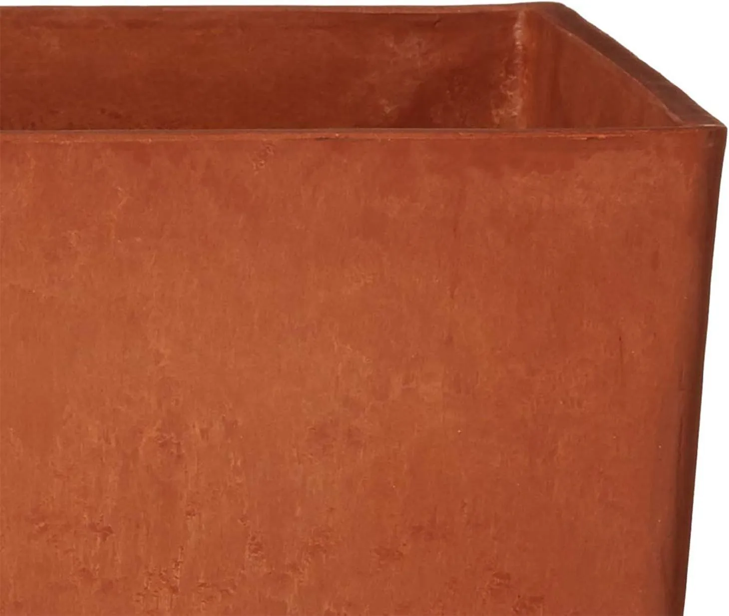 PSW Pot Collection Contempo Tall Square for Indoor and Outdoor Plants and Gardens, 13x13x28, Terra Cotta Color