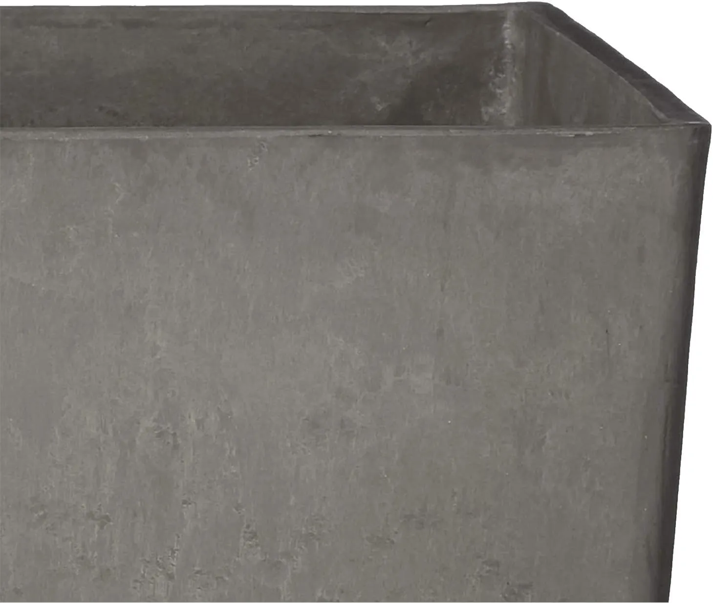 PSW Pot Collection Contempo Tall Square for Indoor and Outdoor Plants and Gardens,13x13x28, Cement Color