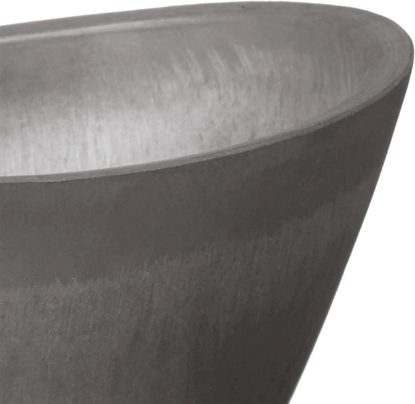 PSW Pot Collection Curved Planter Pot for Indoor and Outdoor Plants and Gardens, 16-inch, Cement Gray