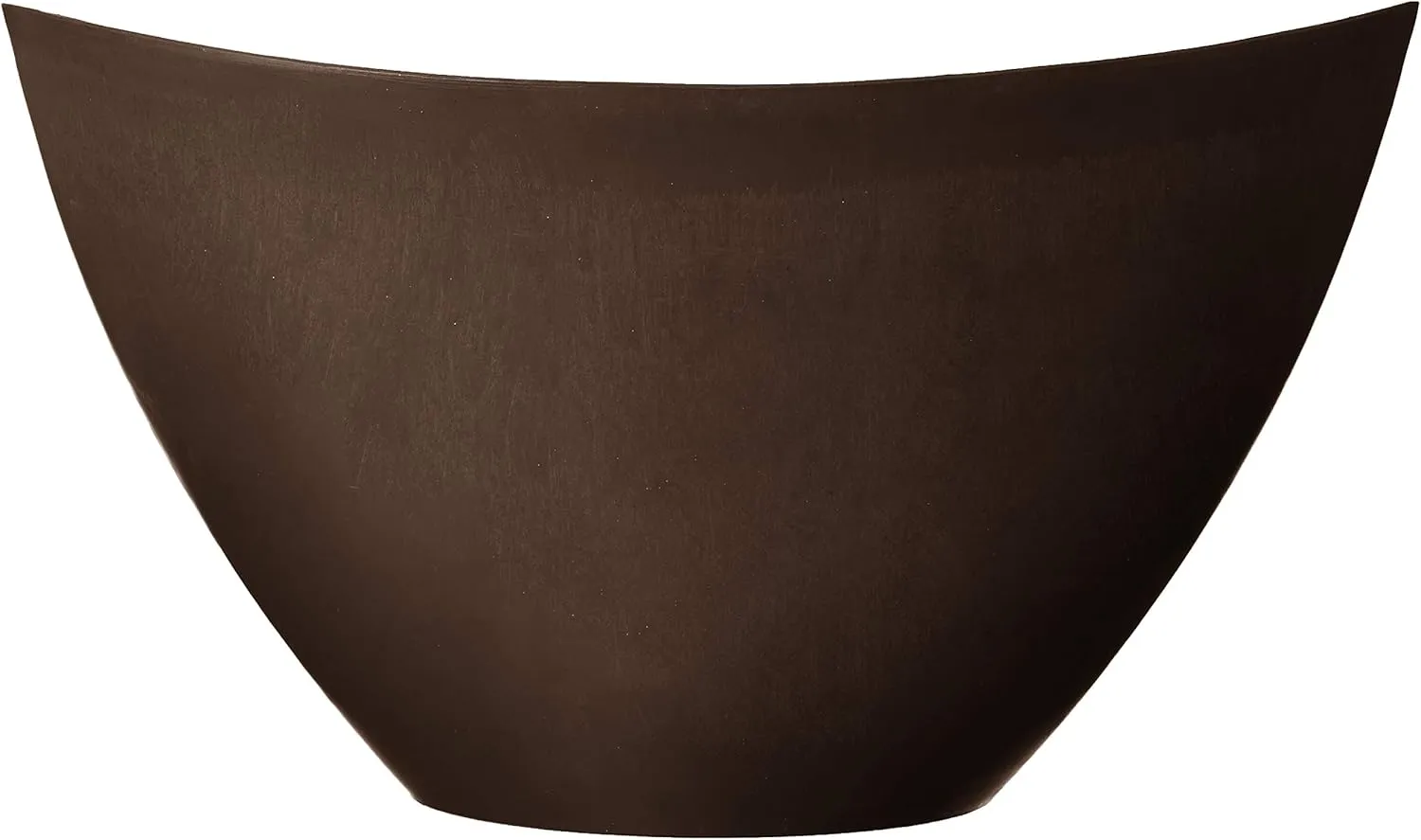 PSW Pot Collection Curved Planter Pot for Indoor and Outdoor Plants and Gardens, 16-inch, Chocolate
