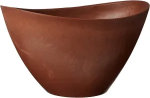PSW Pot Collection Swoop Pot for Indoor and Outdoor Plants and Gardens, Terra Cotta Color