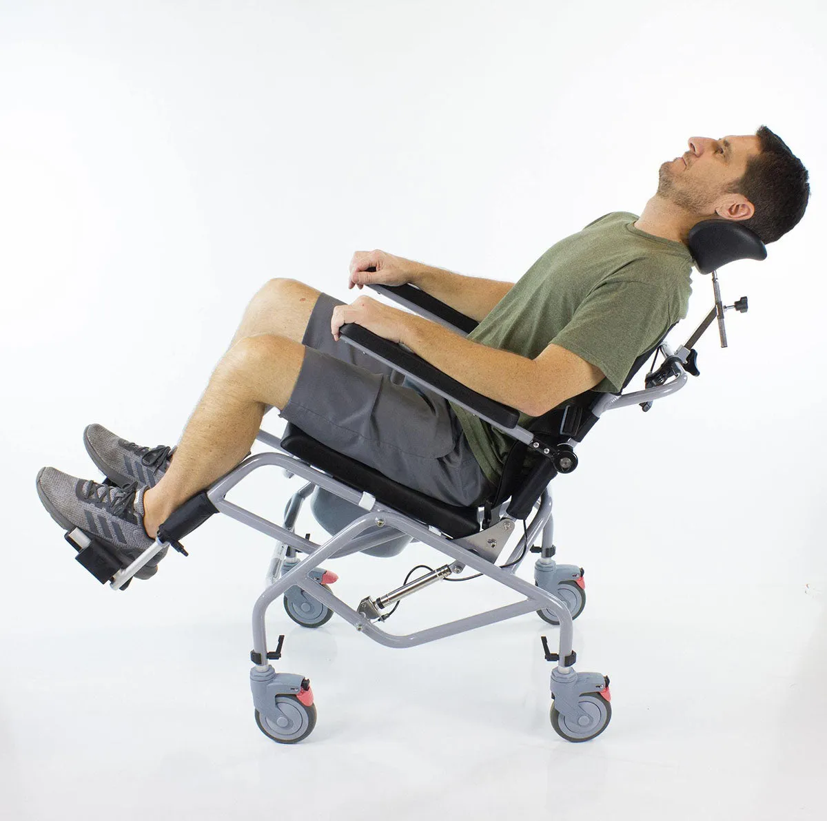 Quick offer Back-to-school sale Tilt-In-Space Reclinning Chair, Shower/Commode Padded