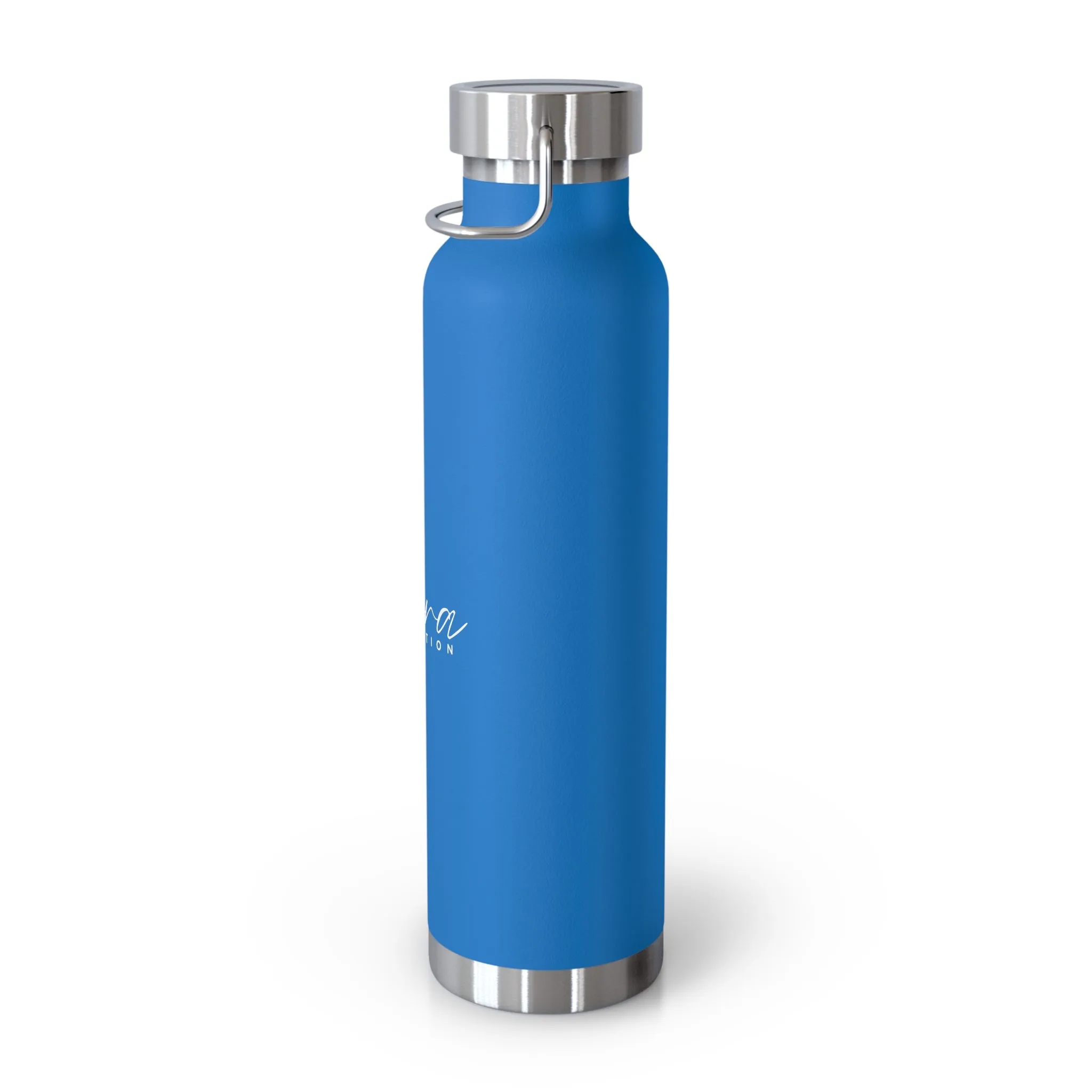 "Mora in Motion" in White Copper Insulated Water Bottle - 22oz