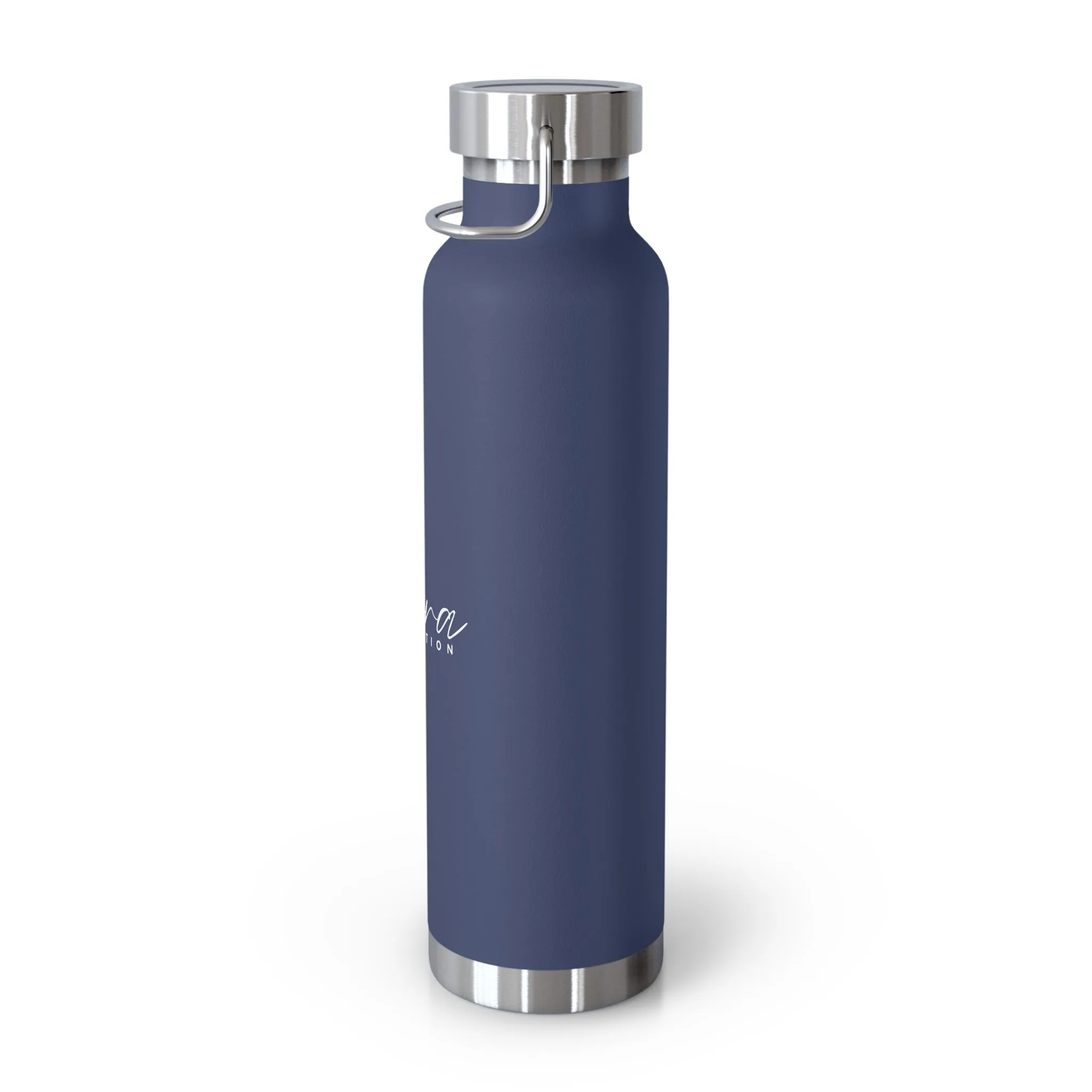"Mora in Motion" in White Copper Insulated Water Bottle - 22oz