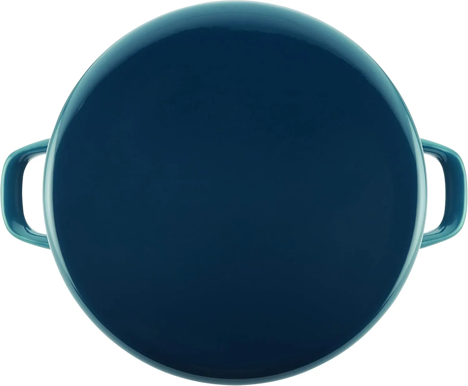 Rachael Ray Enamel on Steel Stock Pot/Stockpot with Lid, 12 Quart, Marine Blue