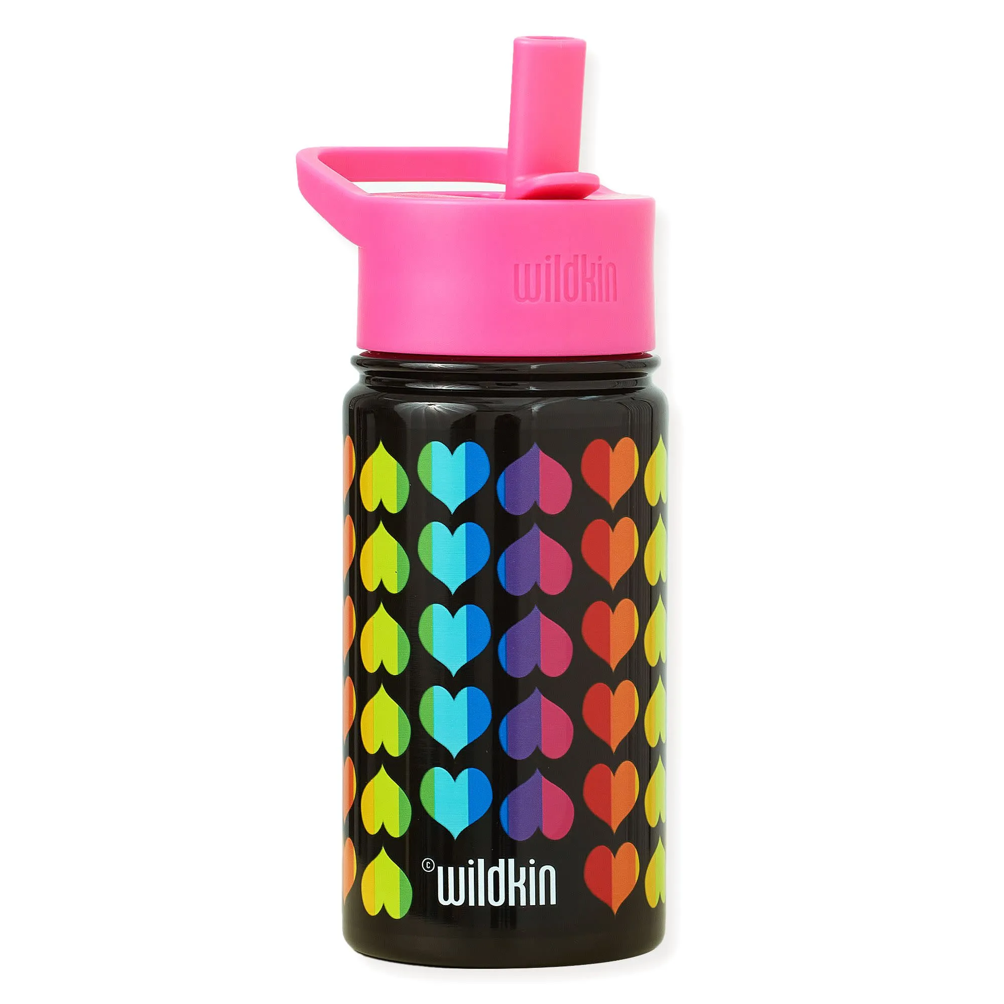 Rainbow Hearts 14 oz Steel Bottle