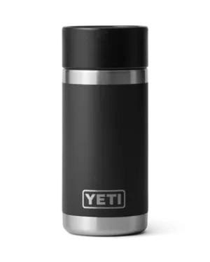 Rambler 12oz Bottle With Hot Shot Cap in Black