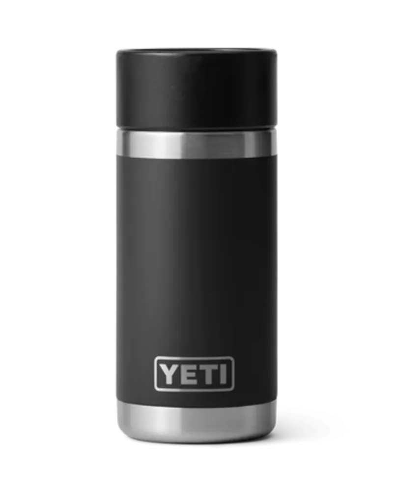Rambler 12oz Bottle With Hot Shot Cap in Black