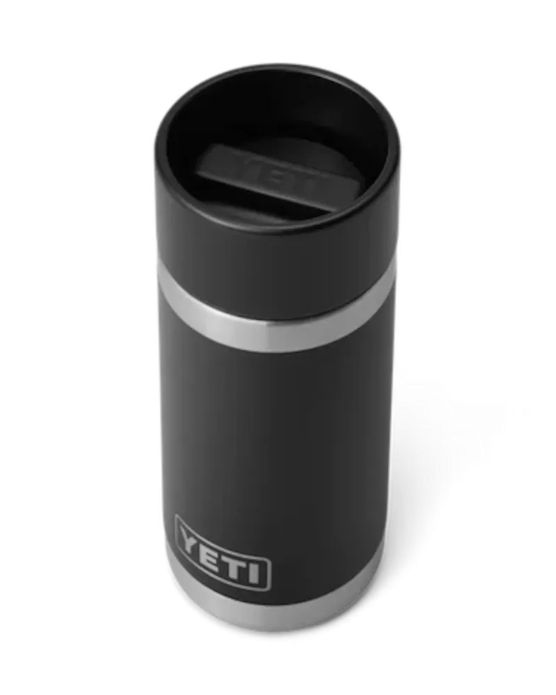 Rambler 12oz Bottle With Hot Shot Cap in Black