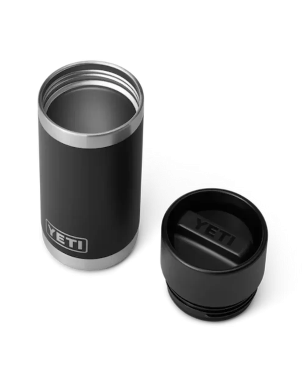 Rambler 12oz Bottle With Hot Shot Cap in Black