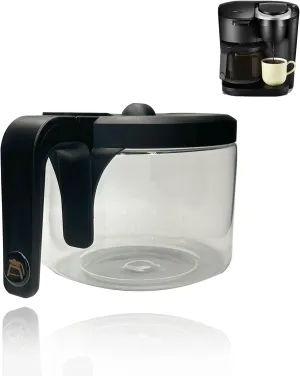 Replacement for KEURIG K-DUO Essentials 5000 & 5500 12 Cups Glass Coffee Carafe (not Fit K-Duo 5100 Model), Fit with Keuirg coffee pot replacement
