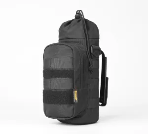 Rhinowalk Motorcycle Water Bottle Holder Bag Tactical Pouch with Drawstring Molle Insulated Bottle Bag Cool Powersports