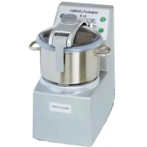 Robot Coupe R15 2-Speed Vertical Cutter Mixer Food Processor with 15-Quart Stainless Steel Bowl, 208-240v/3ph
