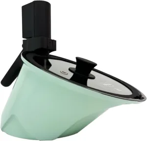 ROLLPAN - NEW - Automatic Rotating Cooking Pot - Compact, Non-Stick, Ceramic coated, Automated cooking pot. M (Mint)