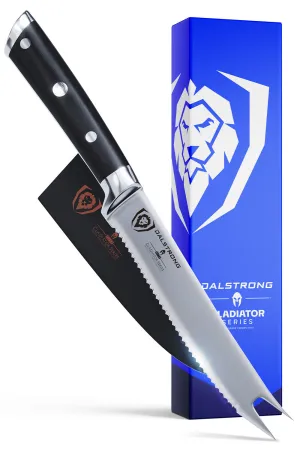 Serrated Tomato Knife 5" | Gladiator Series | NSF Certified | Dalstrong ©