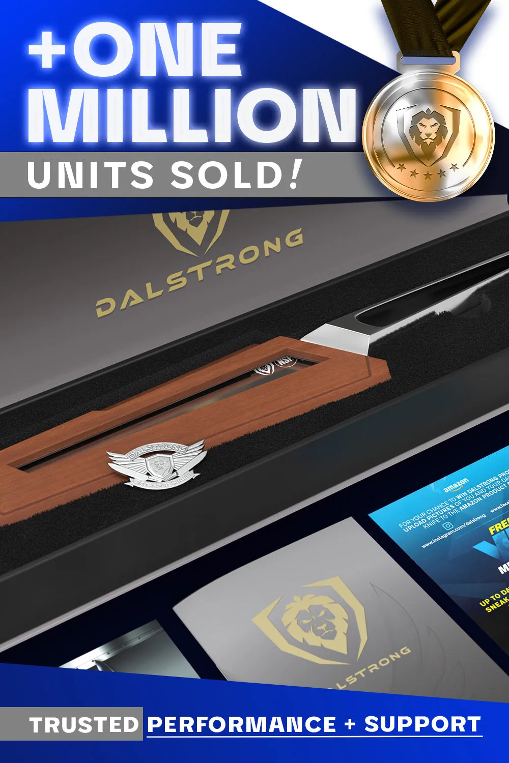 Serrated Utility Knife 5.5" | Crusader Series | NSF Certified | Dalstrong ©