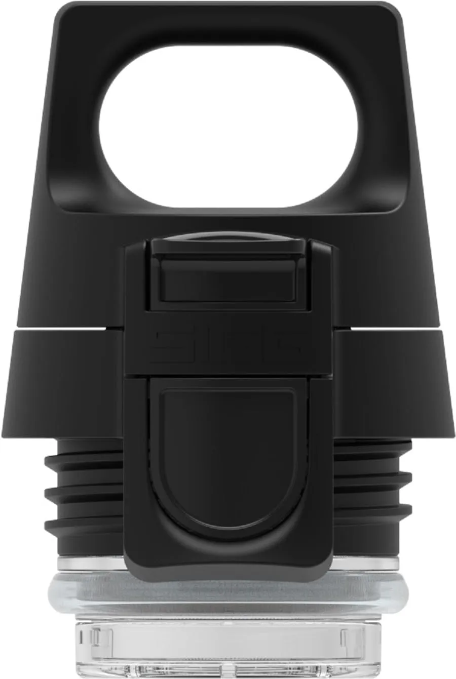SIGG - Hot & Cold One Top - Compatible Thermo Flask Hot & Cold Bottles - Leakproof - Dishwasher Safe - BPA Free - Black
