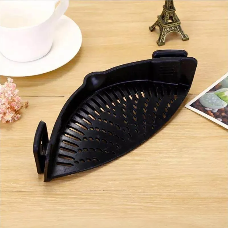 Silicone Heat-Resistant Pot Strainer - Kitchen Drainer Tool