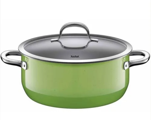 Silit Passion Low Casserole Pot with Lid - 4.6 qt.