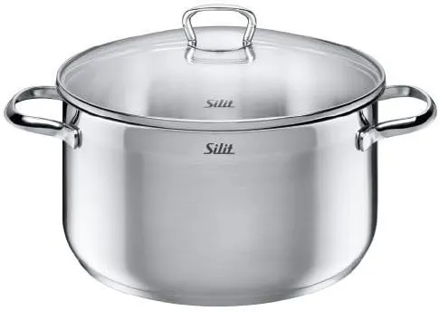 Silit Toskana Casserole Pot 24 cm 5.7 litres with Glass Lid