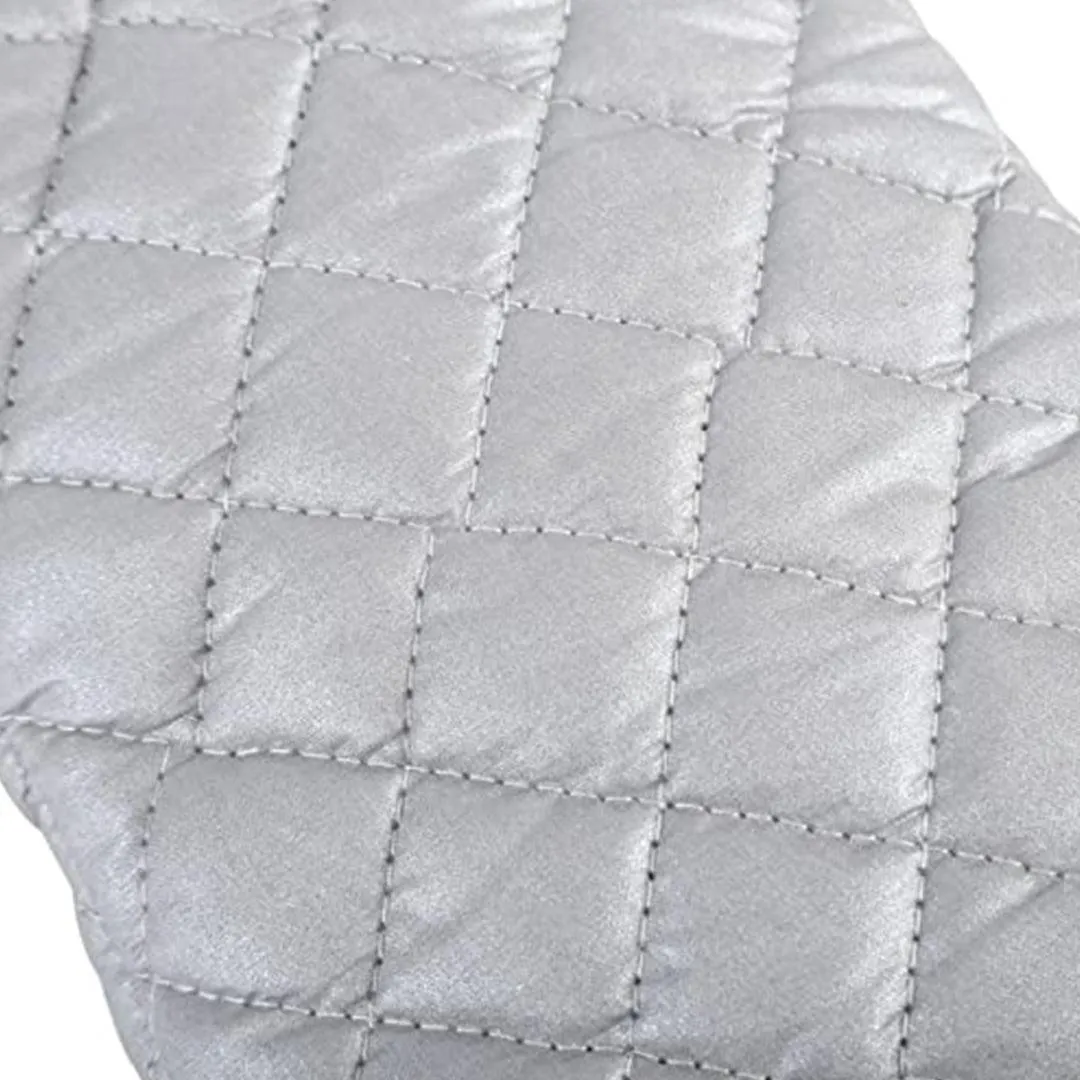 Silver Coated Cotton Fabric Heat Resistant Oven Gloves, Household Bakery Heat Resistant Microwave Oven Gloves