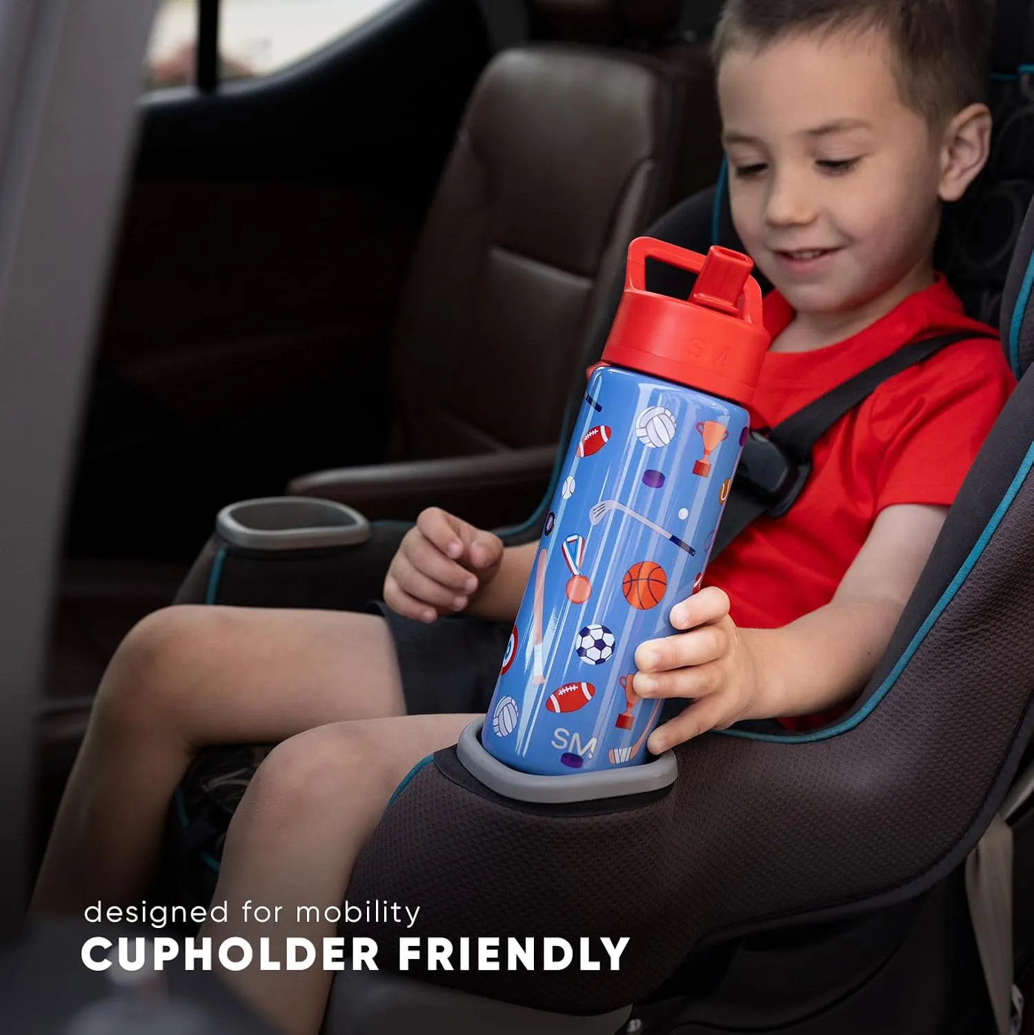 Simple Modern Kids Summit Water Bottle with Straw Lid |Bluey 18oz Stainless Steel Cup Insulated Tumbler for Girls, Boys, School | Bluey Sky
