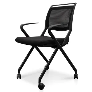 Sleek Marvel Visitor Room Chair - Black
