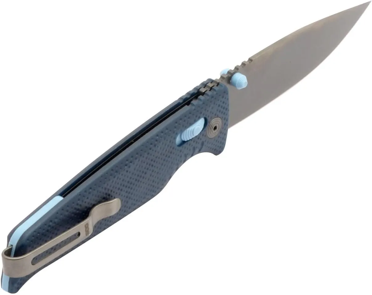 SOG Altair XR Superlight Compact Outdoor CRYO 154cm Steel Folding Knives | Lanyard Loop, Pocket Clip & XR Lock