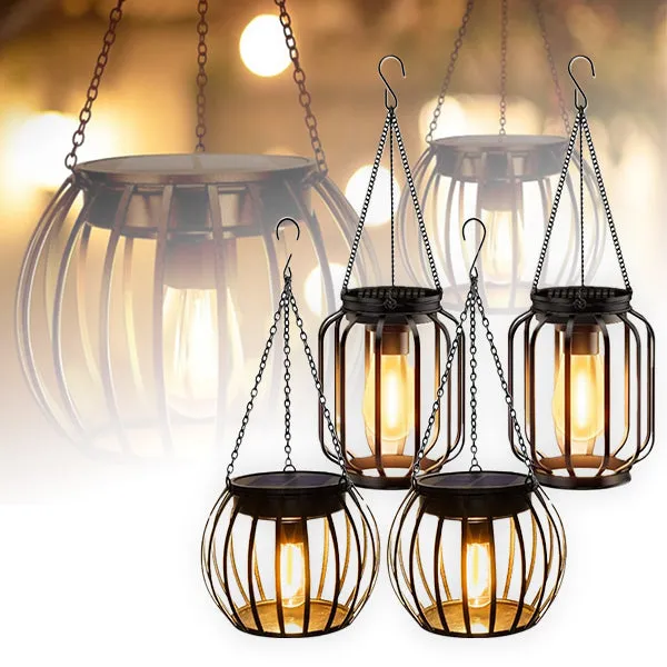 Solar LED Hanging Garden Lantern
