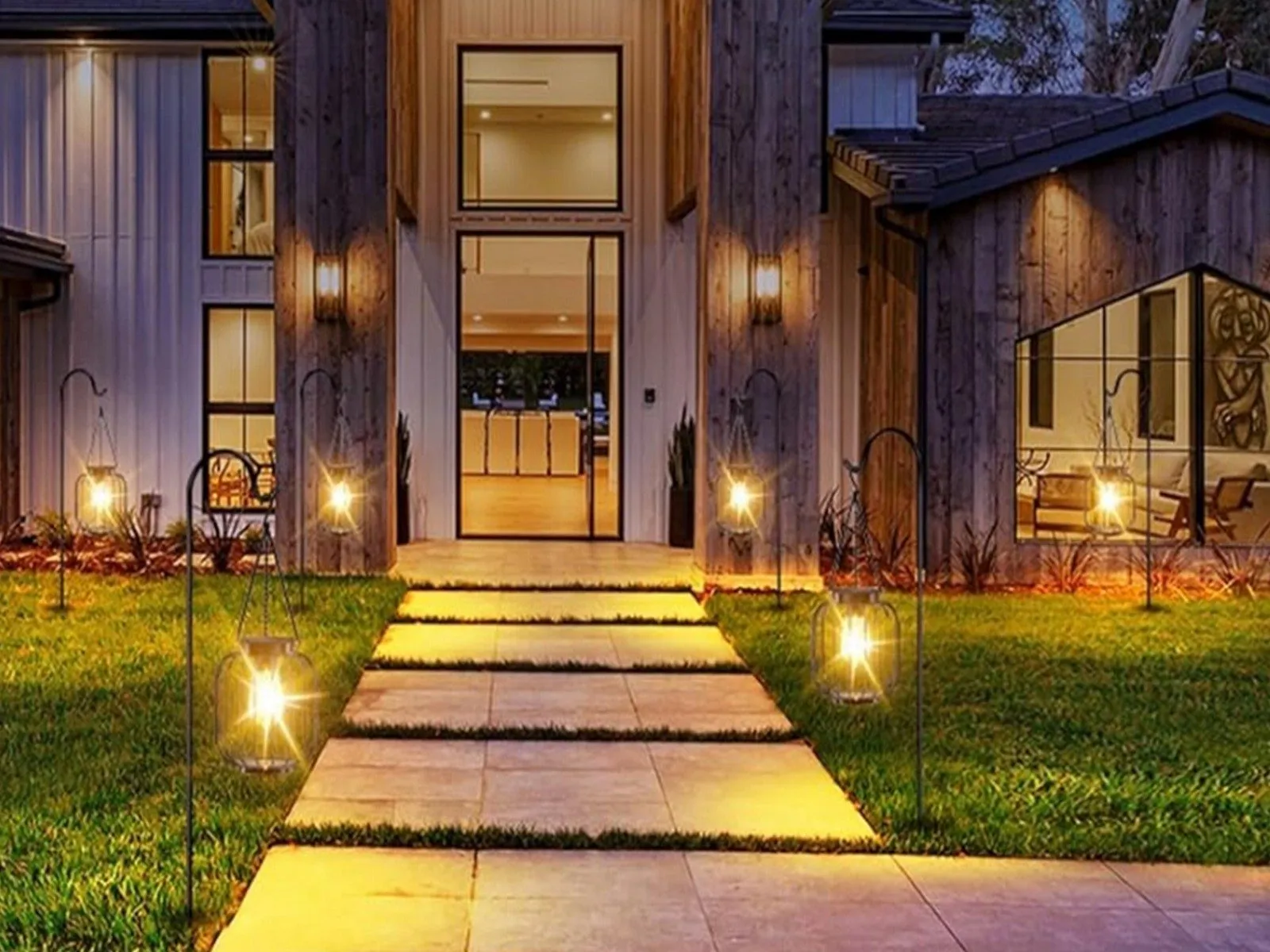 Solar LED Hanging Garden Lantern