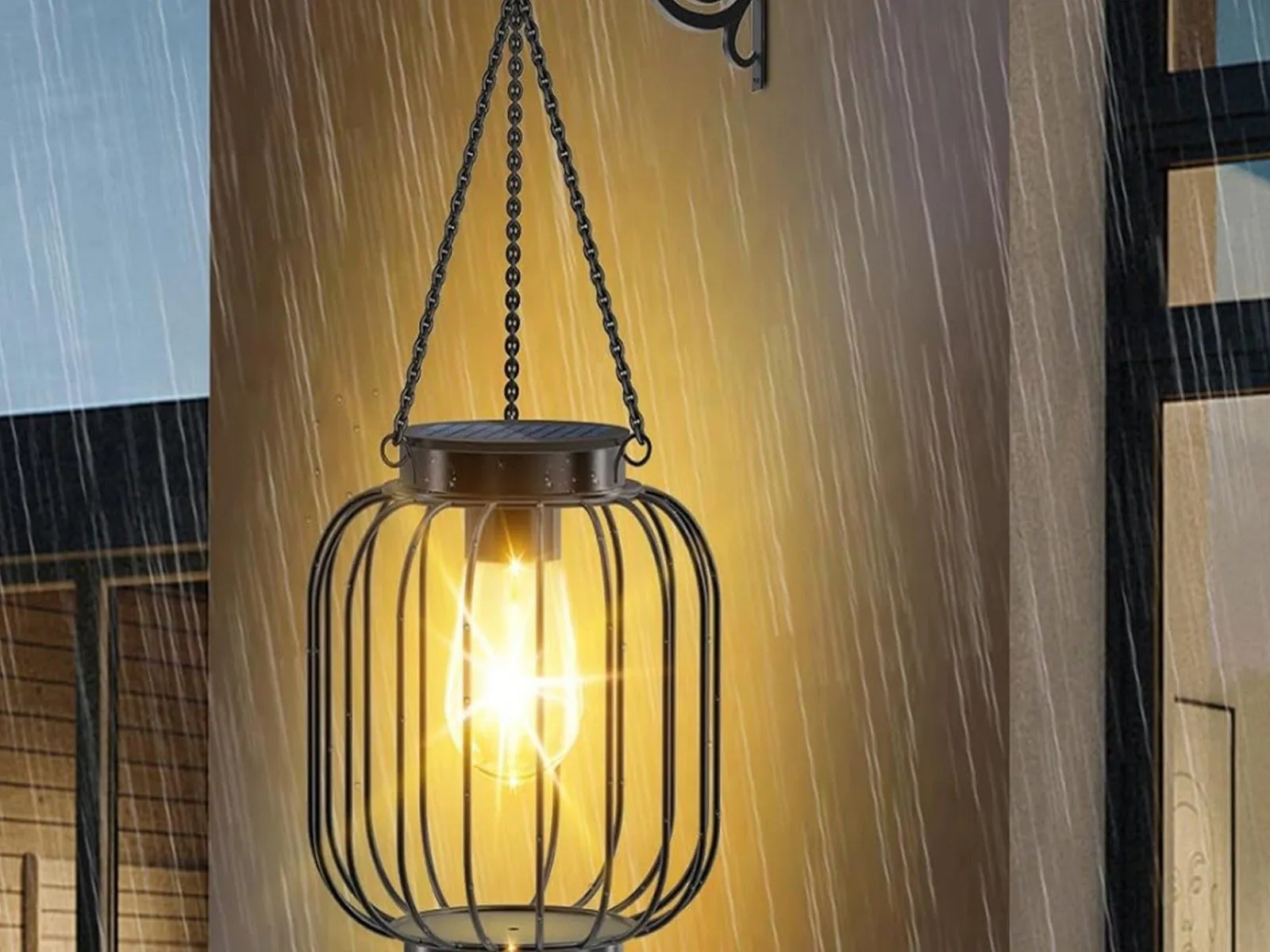 Solar LED Hanging Garden Lantern