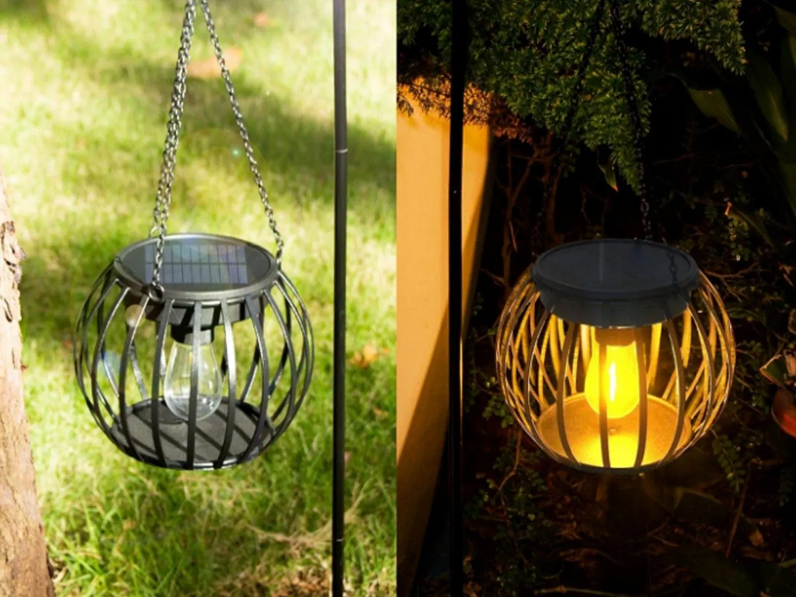 Solar LED Hanging Garden Lantern