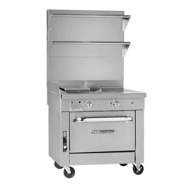 Southbend Platinum Sectional, Gas, 32″, Hot Top, 16″ Charbroiler, Modular – Liquid Propane, 80000 Total BTU - P32N-HC