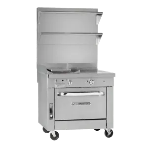 Southbend Platinum Sectional, Gas, 32″, Hot Top, 16″ Charbroiler, Modular – Liquid Propane, 80000 Total BTU - P32N-HC