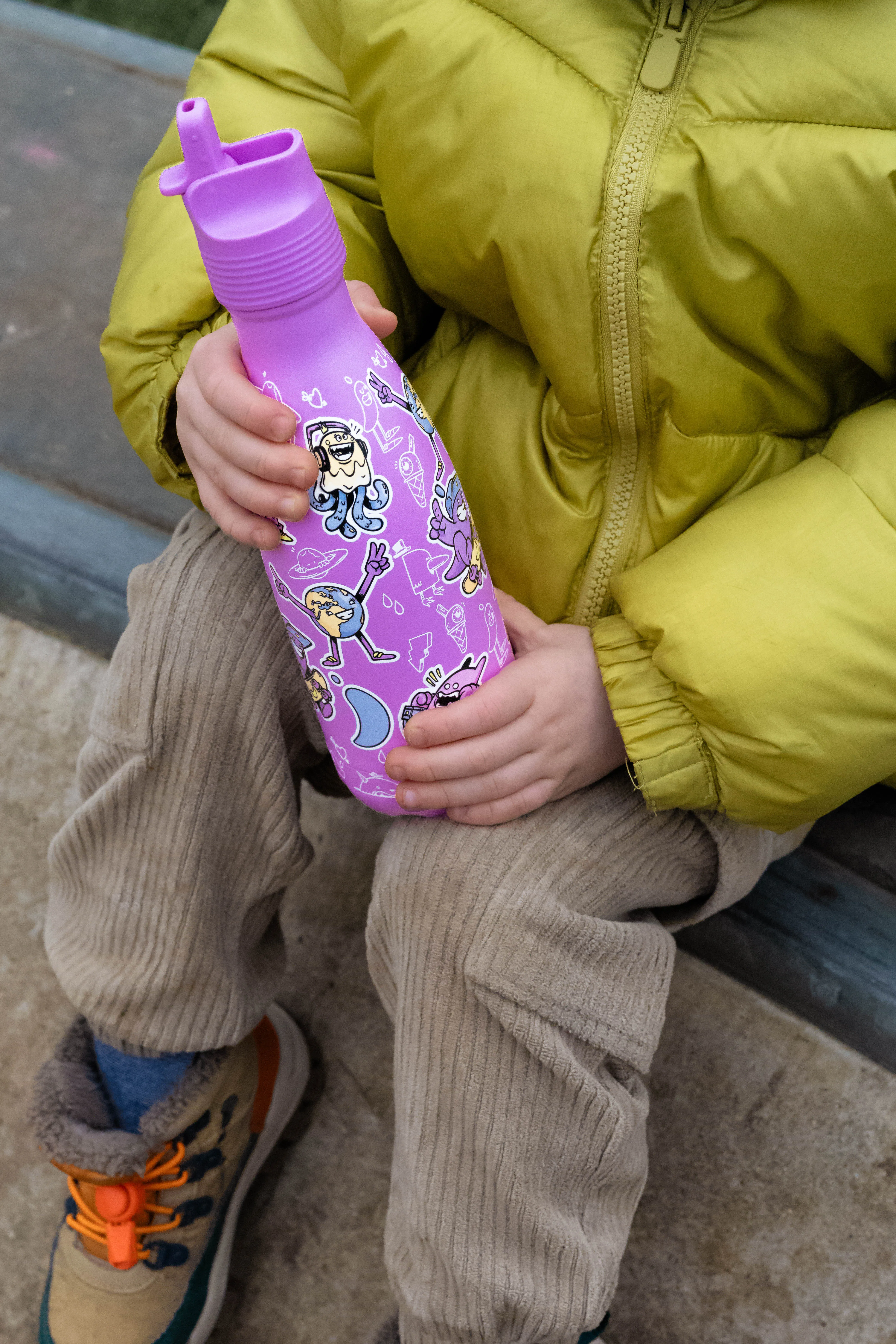 Splatter Kids Water Bottle