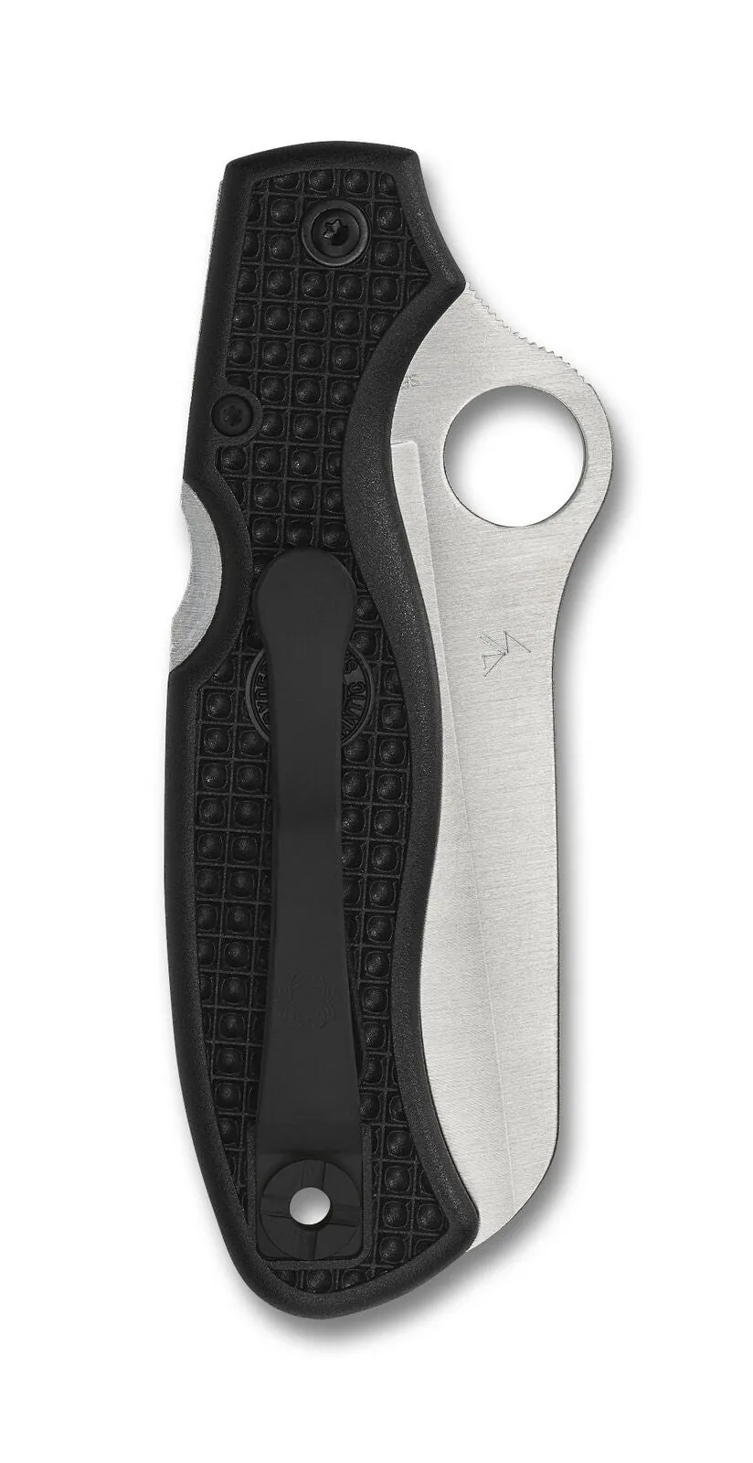 Spyderco C89SBK Atlantic Salt Serrated Edge Folding Knife, Black
